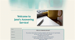 Desktop Screenshot of janesansweringservice.com